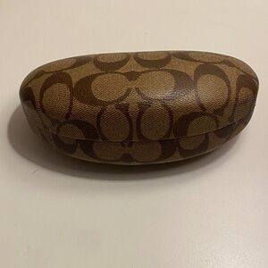 Coach Brown Signature Eyeglass Case vintage